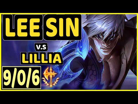 JANKOS (LEE SIN) vs LILLIA - 9/0/6 KDA JUNGLE GAMEPLAY - EUW Ranked GRANDMASTER