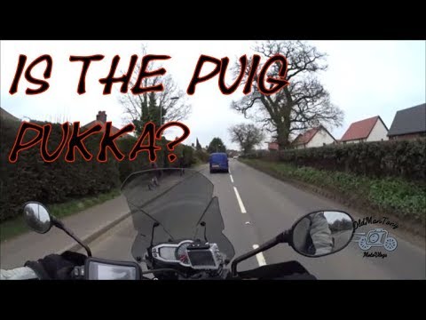 Testing the Puig Touring Screen on a Triumph Tiger 800 XRx