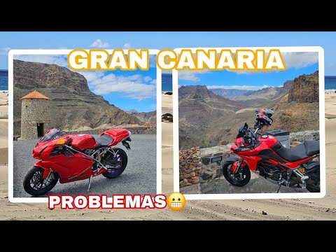 7 días Gran Canaria recogiendo Papas con Multistrada 165cv, camión atascado y averías….