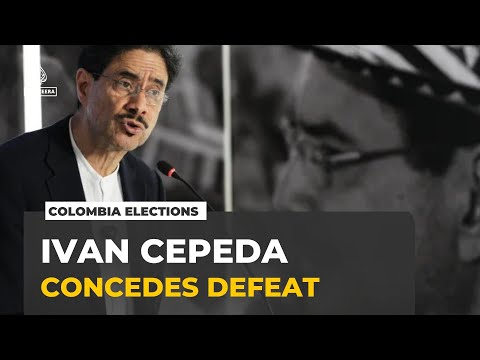 Colombia elections: Left-wing candidate Ivan Cepeda concedes defeat