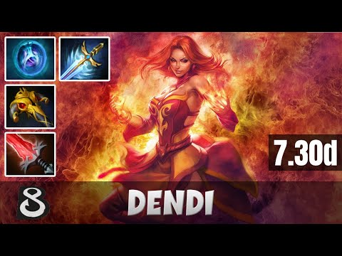 B8.Dendi | Lina | B8 vs PC | Dota 2 Pro Gameplay - Patche 7.30d