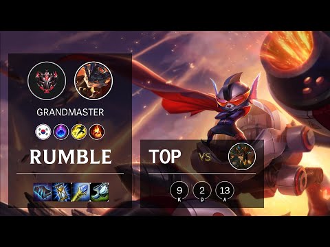 Rumble Top vs Cassiopeia - KR Grandmaster Patch 10.20