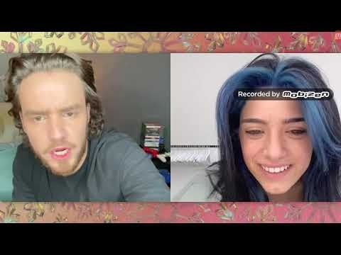 Liam Payne and Dixie D'Amelio Livestream for Naughty List release