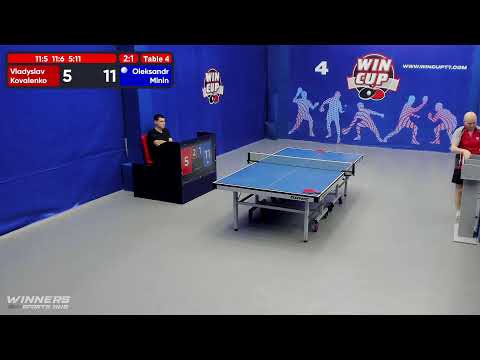16:30 Коваленко Владислав 3-1 Минин Александр   стол 4  ЮГ-3  20.06.22