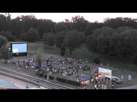 Open air cinema - POŽEGA, Croatia [TimeLapse] (Full HD 1080p)