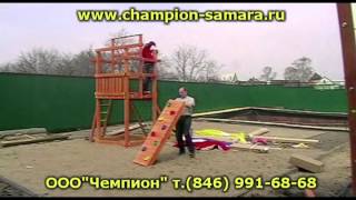 preview picture of video 'Как сделать детскую площадку на даче?'