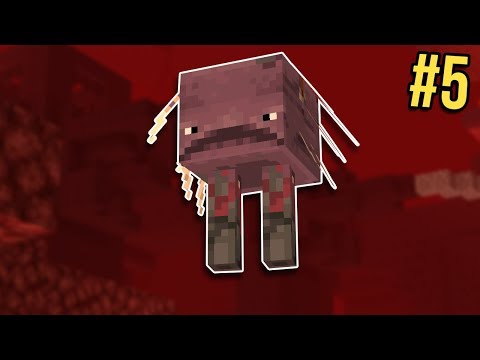 Minecraft: Nether Survival Let's Play Ep. 5 - Flying Strider Mystery