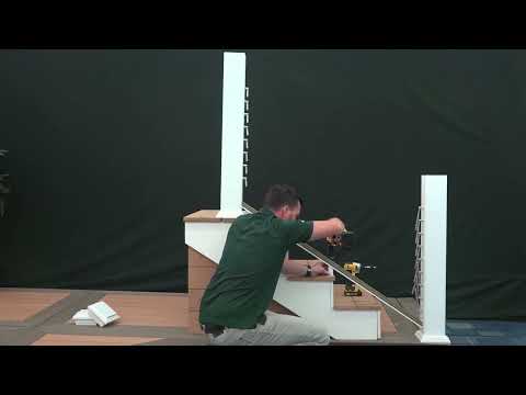 How to install RDI Transform Composite Railing with Cable Infill – Stair Rail