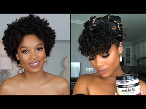 How to Moisturize and Define Frizzy Curls using Aunt...