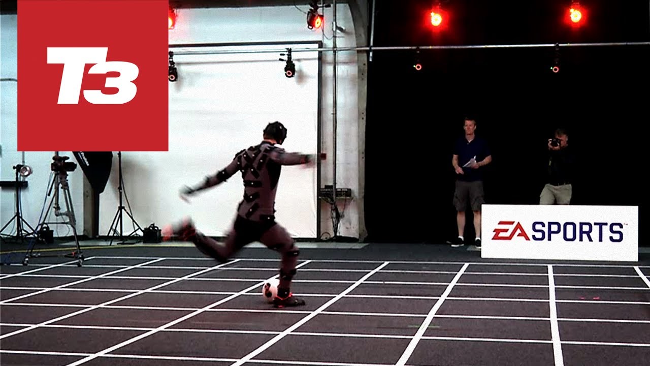 FIFA 14 reveal: Exclusive Gareth Bale motion capture - YouTube