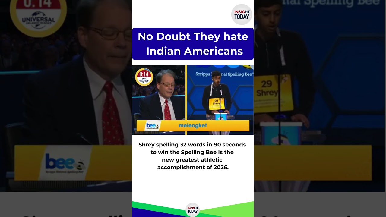 No wonder they hate Indian-Americans: Shrey spells 32 words