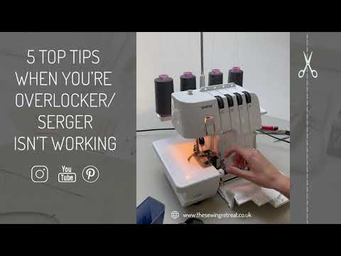5 Top-Tipps zur Fehlerbehebung, wenn Ihre Overlock-/Serger-Nähmaschine nicht funktioniert
