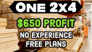 ANYONE Can Make This Project! 30 Products. One 2x4. MQDEFAULT Thumbnail