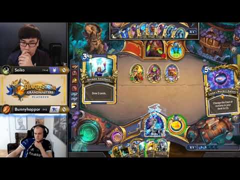 Hearthstone Grandmasters 2019: Seiko vs BunnyHoppor | Playoffs Day 1 | Europe