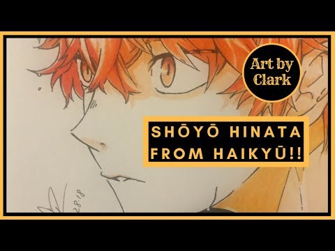Hinata Shouyou from Haikyū!! Anime, Speed Drawing