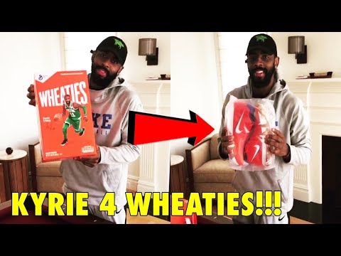 Kyrie Irving Receives His LIMITED EDITION Nike Kyrie 4 "Wheaties"