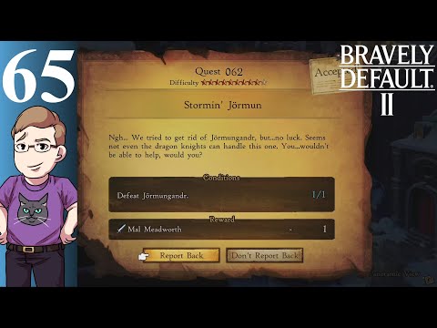 Let's Play Bravely Default (Blind) Part 65 - Stormin' Jörmun (Watch At Your Own Risk)