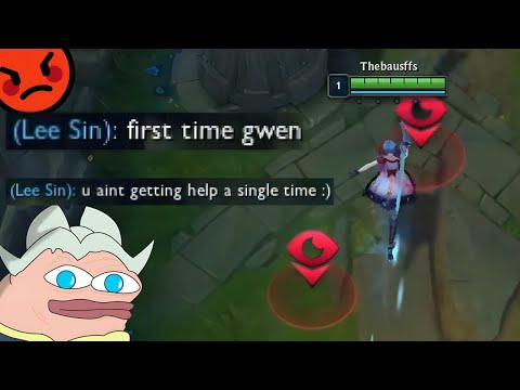 FIRST TIME GWEN 😡 YOU NOT GETTING HELP 😡