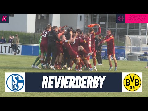 Derby-Finale: Comeback, Doppel-Rot und die Revanche der Knappenschmiede! | Schalke 04 U19 - BVB U19