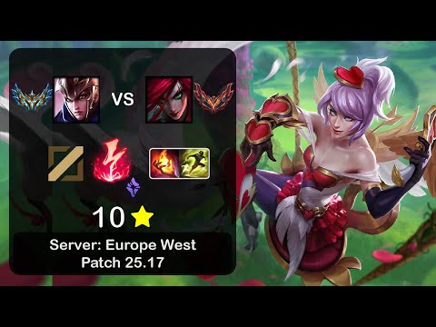 Quinn Mid vs Katarina - EUW Challenger - Patch 25.17