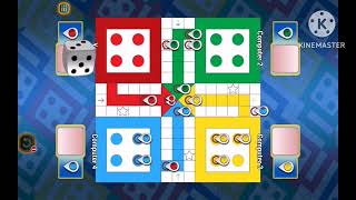 Ludo game with 4 players #ludoking like SUBSCRIBE