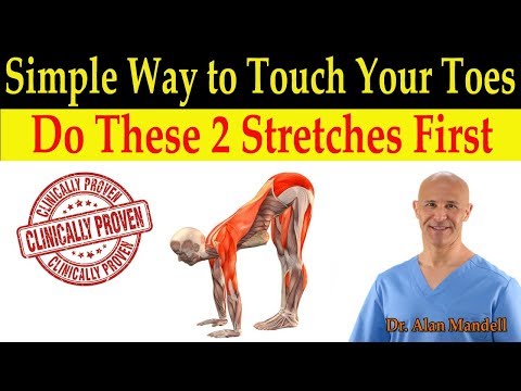 Simple Way to Touch Your Toes for Healthy Flexibility (Do These 2 Stretches First) - Dr Mandell, DC