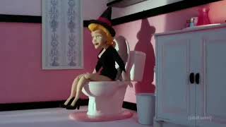 Robot chicken witch toilet pooping