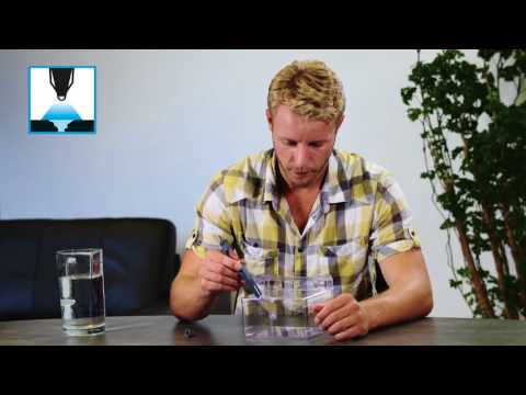 Seal a hole in a water tank with BLUFIXX