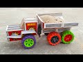 How To Make Simple Matchbox Dump Truck At Home Matchbox Diy Mini Dump Truck