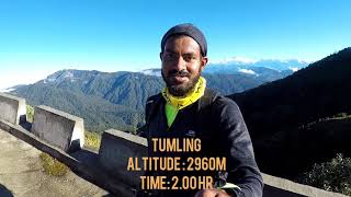 preview picture of video 'A Trail run practice from Maneybhanjan to Sandakphu & Back'