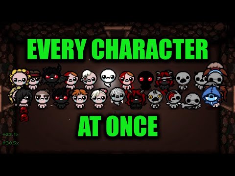 Playing as EVERY Isaac Character at the SAME TIME!