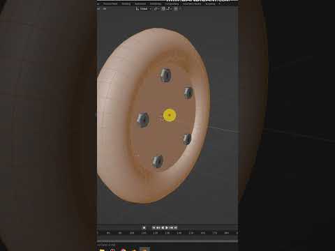 Making a Tire in Blender #shorts #blendertutorial #blender