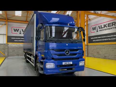 New In Stocklist For Sale: MERCEDES BENZ AXOR 2529 Eu5, 6X2, 26 TONNE CURTAINSIDER – 2011 – LN11 XGJ