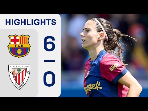 FC BARCELONA 6 - 0 ATHLETIC CLUB | RESUMEN LIGA F