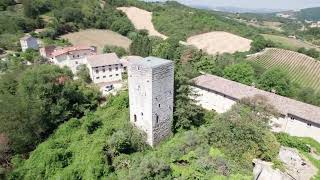 La Torre del Castello di San Pellegrino (riprese con drone)