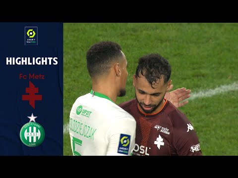 FC METZ - AS SAINT-ÉTIENNE (1 - 1) - Highlights - (FCM - ASSE) / 2021-2022