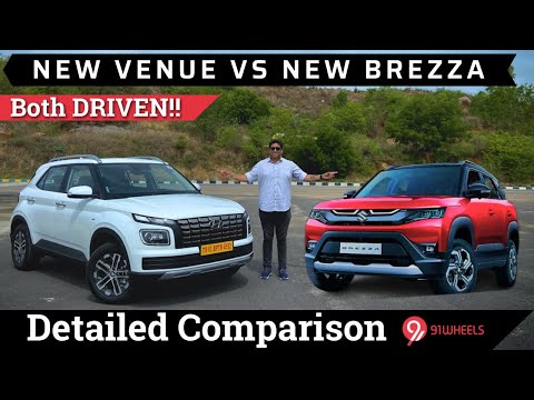 2022 Maruti Brezza vs 2022 Hyundai Venue Comparison || Best Compact SUV