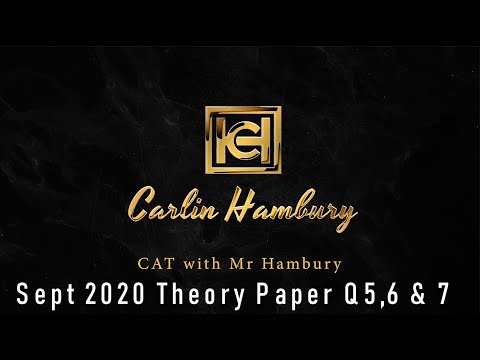 NSC Exam | Grade 12 CAT | Theory Sept 2020 | Question 5, 6 and 7