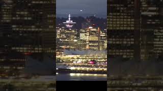 Morning sparkles for Disney Wonder arrival in Vancouver #cruise