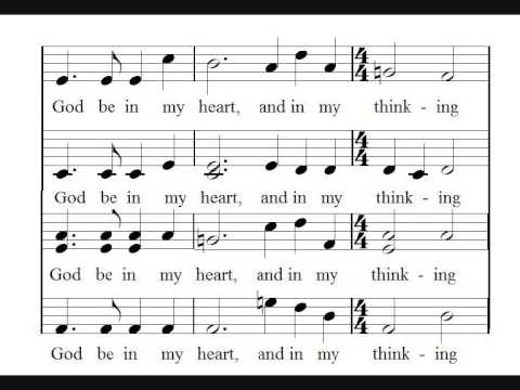 God be in my head - Walford Davies.