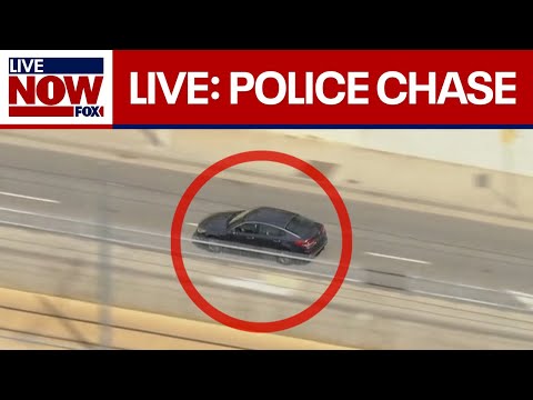 SKYFOX: Police chase DUI suspect in LA