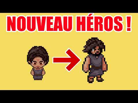 J'ai entièrement refait le héros de mon RPG Pixel Art