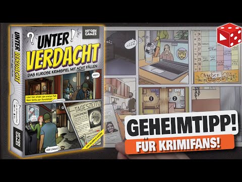 Under Suspicion - The new comic crime game from HIDDEN with 8 cases - Recommended!