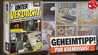 Unter Verdacht - Das neue Comic - Krimispiel von HIDDEN mit 8 Fällen - Empfehlung!
