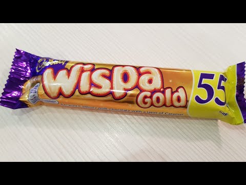 Cadbury Wispa Gold 55p Chocolate Unboxing