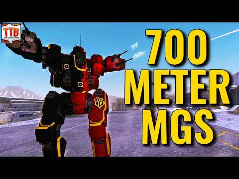 700 meter LMG range is nuts! - Blackjack - German Mechgineering #490 - Mechwarrior Online