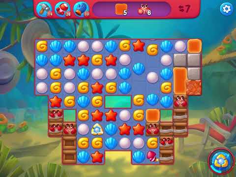 Fishdom Hard level 4394 no boosters フィッシュダム ハード [Friend's]