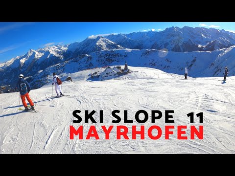 This is What it Looks Like To Ski Slope 11 in Mayrhofen
