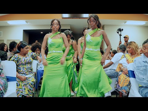 Epic Bridesmaids Flashmobe - Congolese Wedding Entrance
