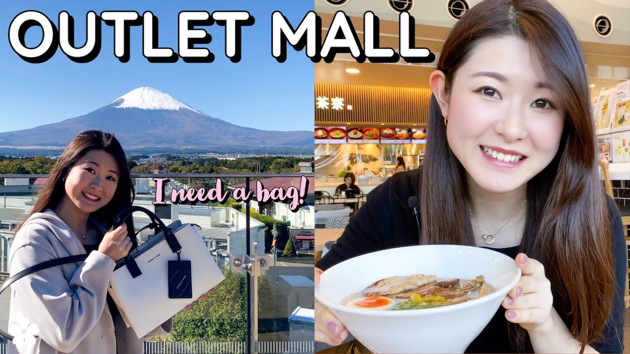 A traveler embarks on a visit to Gotemba Premium Outlet.
